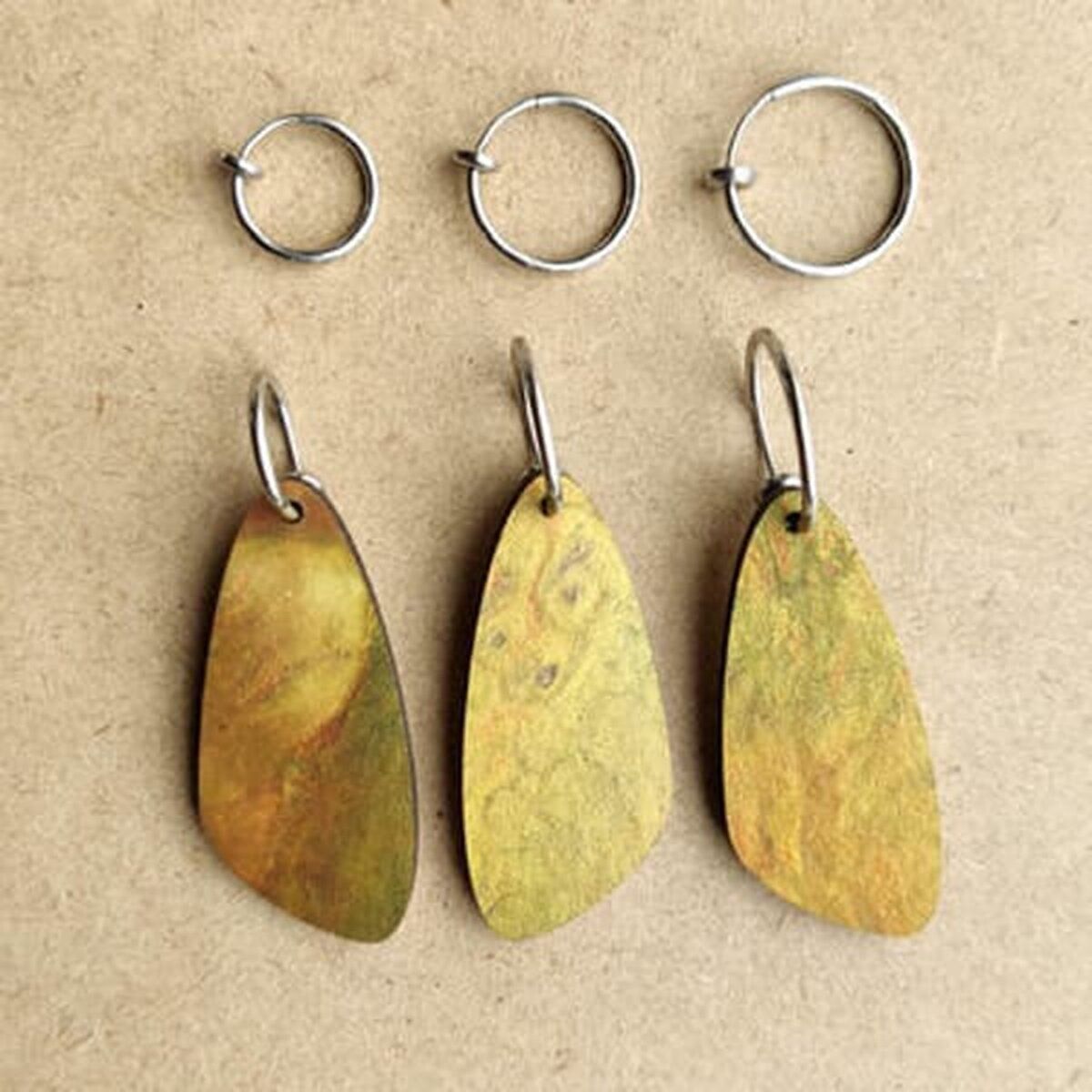 Clip On Finding - Clip On Silver Hoop
